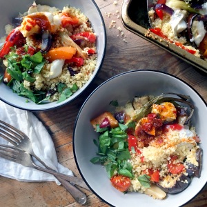 Vegetable Couscous with Goats Cheese